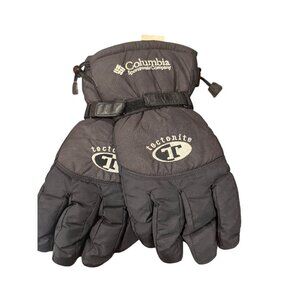 Columbia Tectonite Black Waterproof Insulated Winter Gloves Mens Size L
